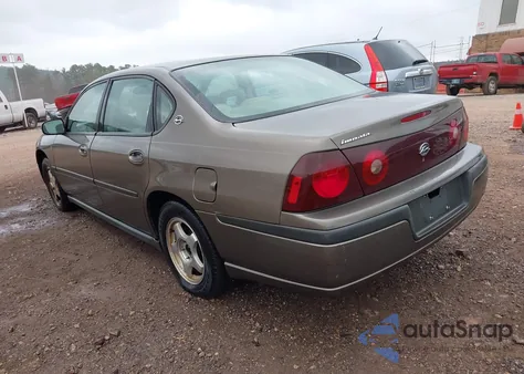 2003 Chevrolet Impala из США, поврежденный, VIN 2G1WF52E039167413